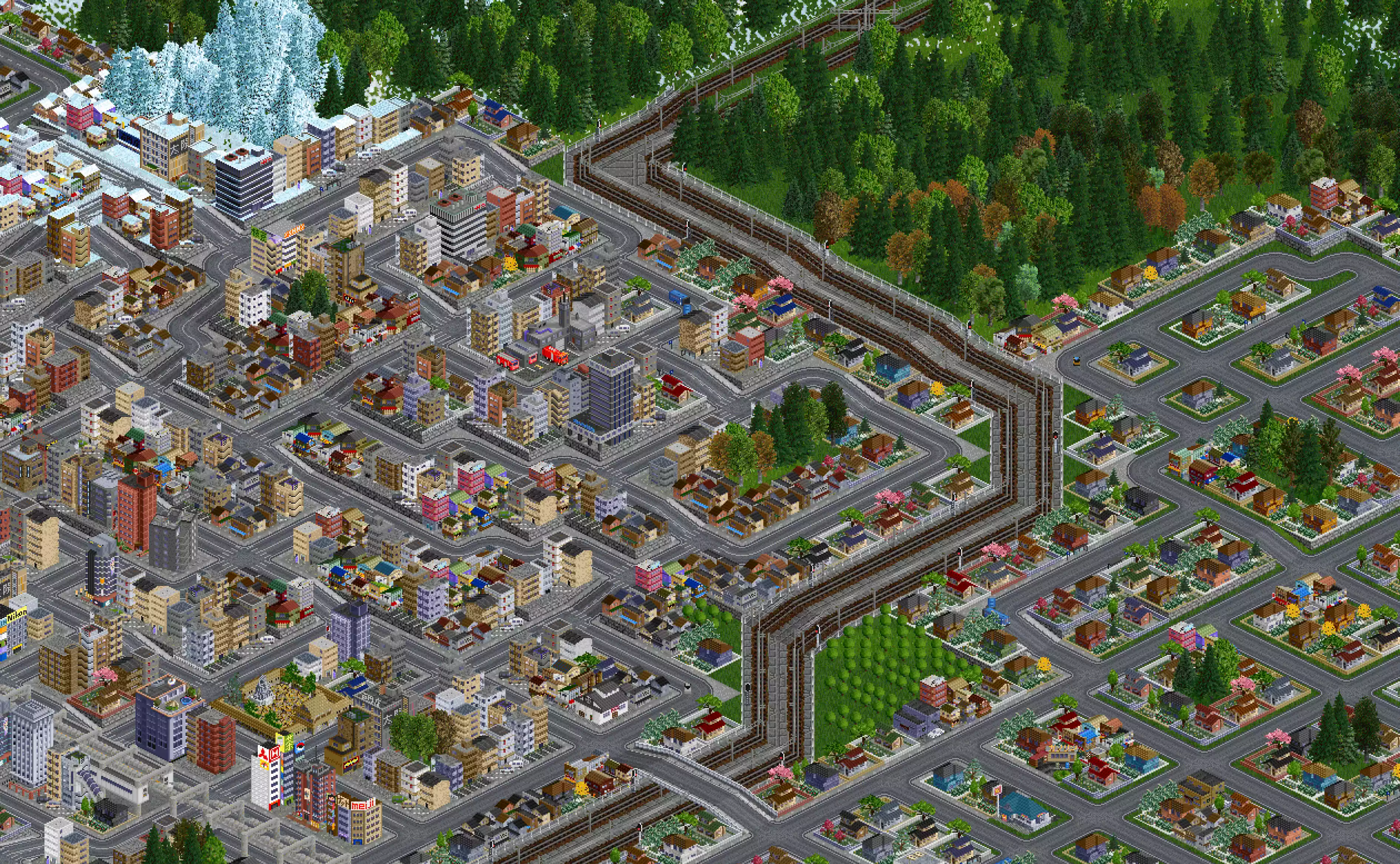A broad industrial or transport landscape